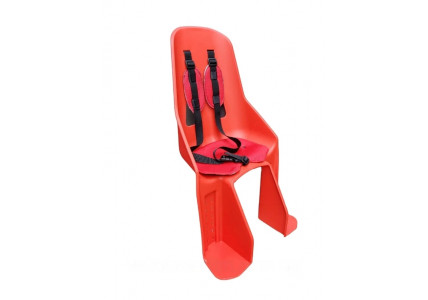 Кресло детское на багажник, пластик Красное